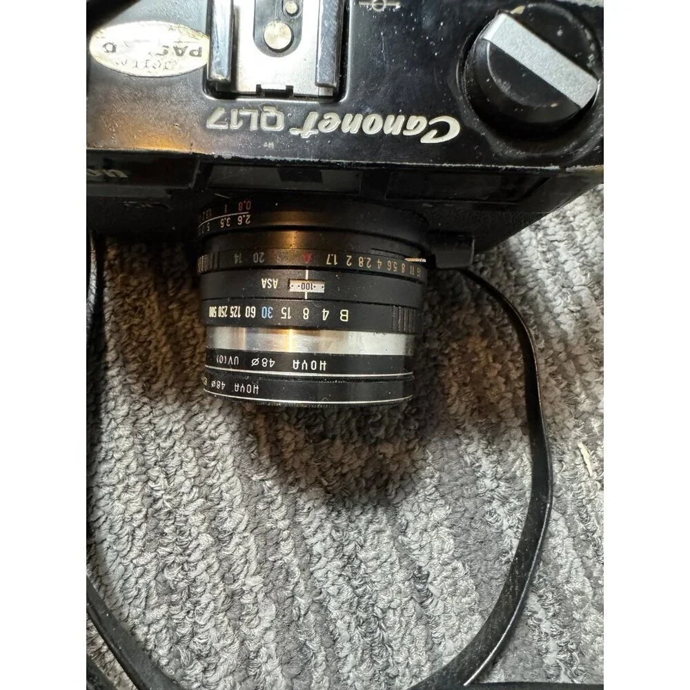 Canon Canonet QL17 GIII, a 35mm film rangefinder camera